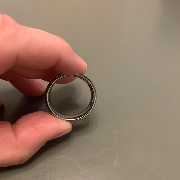 Brushed and Polished Comfort Fit Wedding Ring - Picture 5 of 11